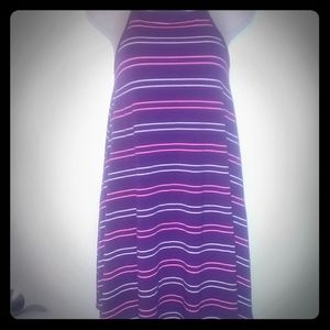 Purple Stripe Dress